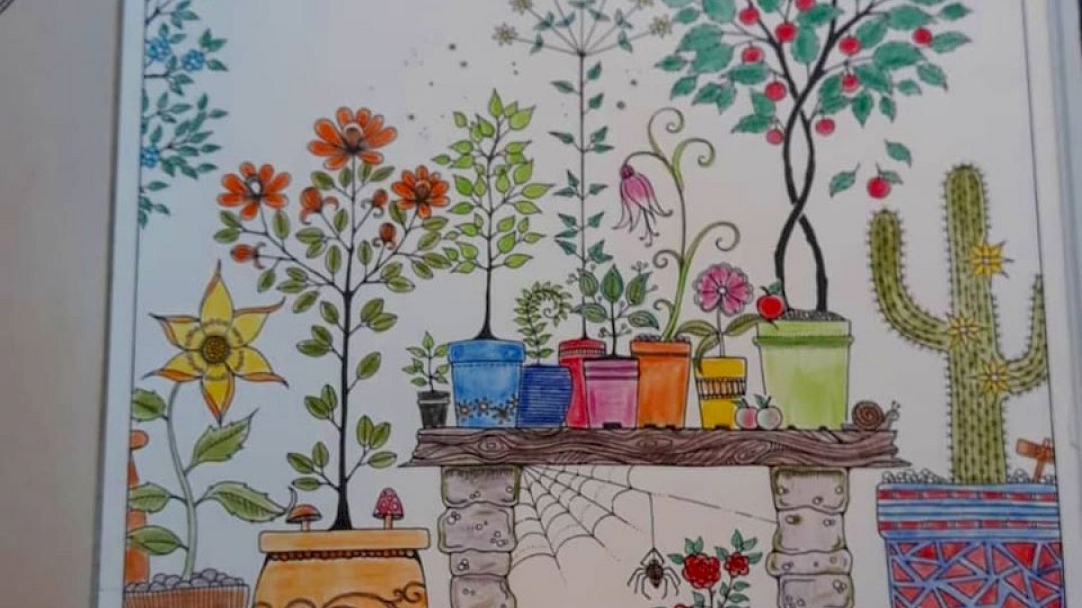 Colouring - A relaxing and mindful exercise