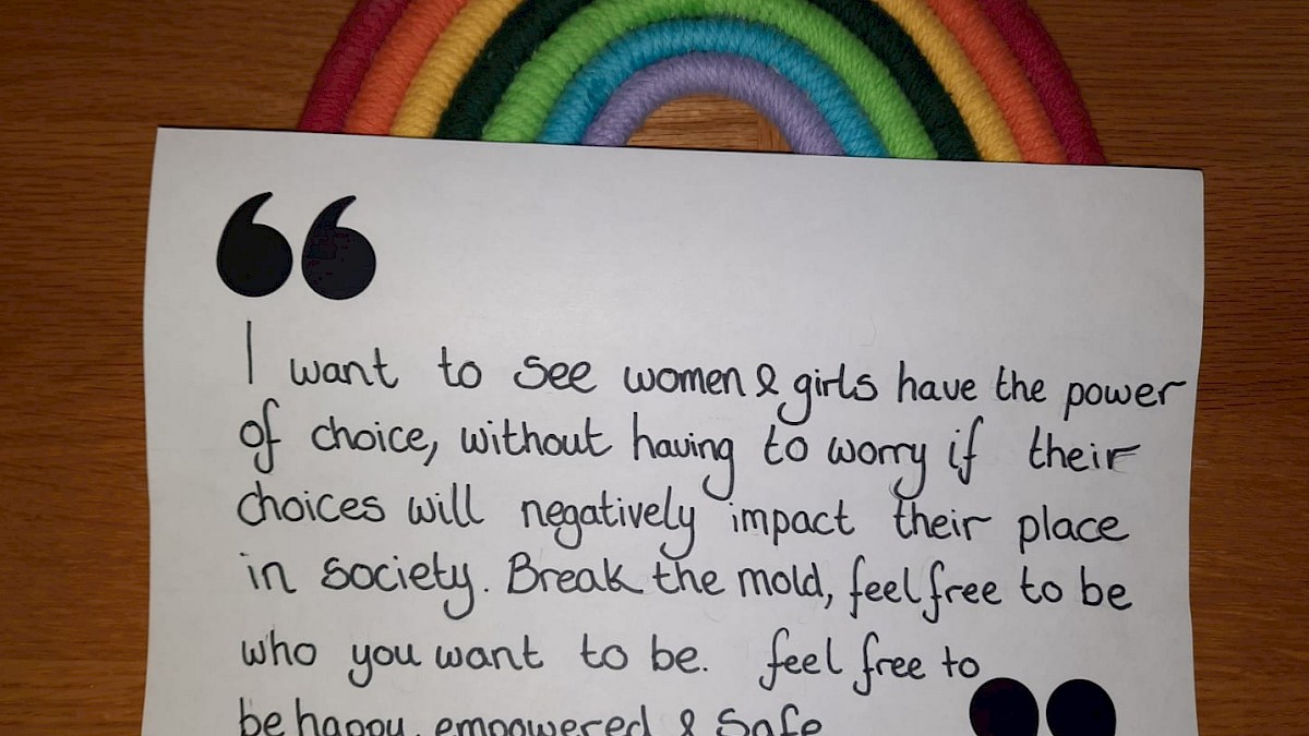 #ChangeHerStory Placards