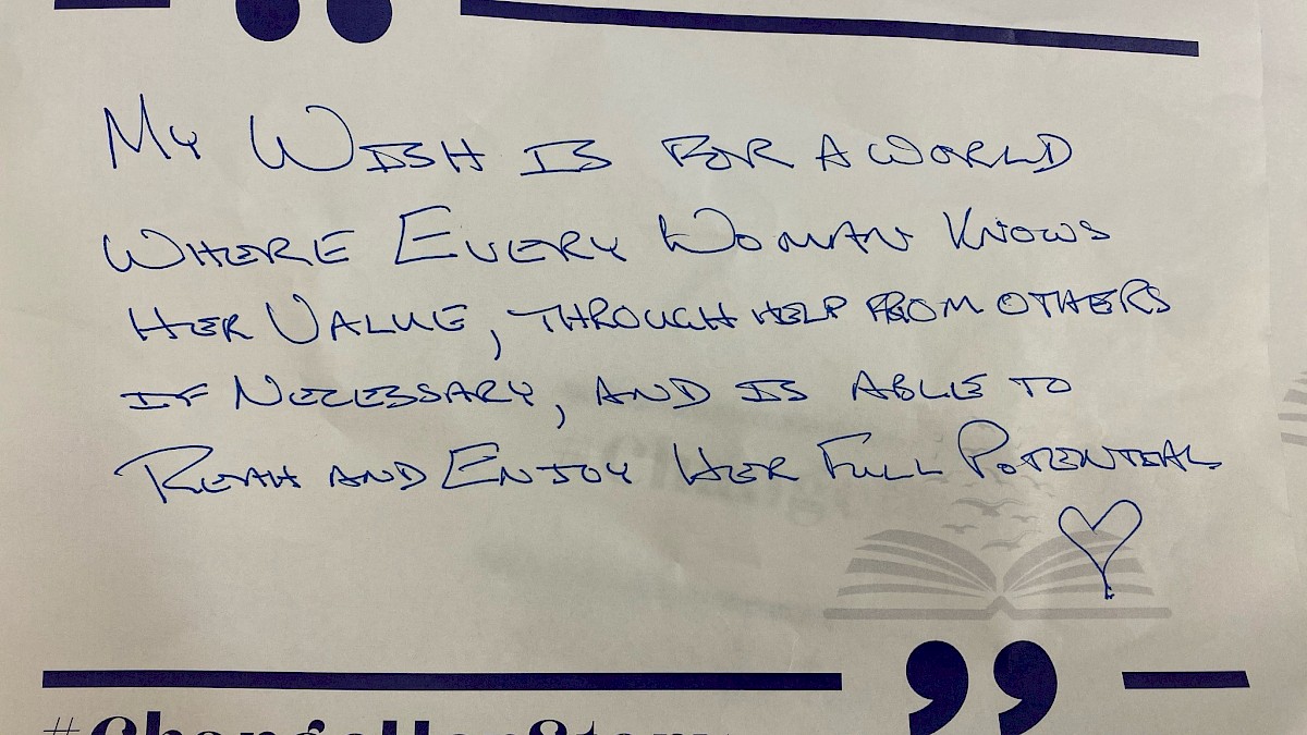 #ChangeHerStory Placards