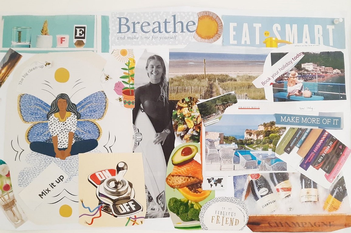 Need some inspiration or want to see what a finished one looks like, our team have kindly shared some of their vision boards: