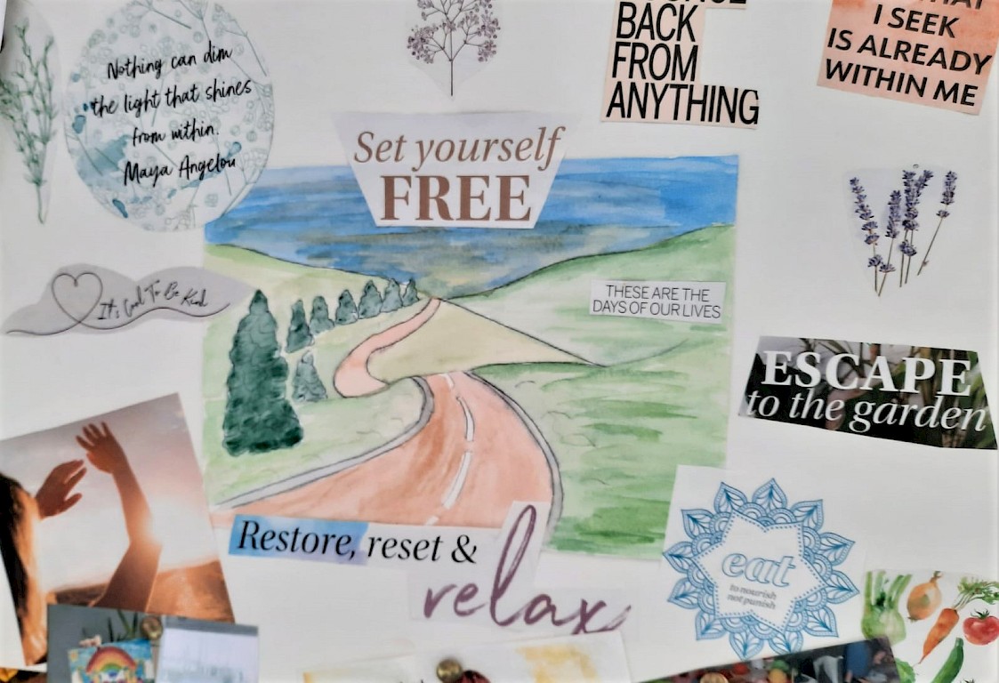 Need some inspiration or want to see what a finished one looks like, our team have kindly shared some of their vision boards: